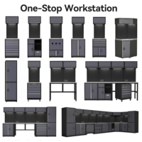 Armoire à outils d'atelier modulaire en acier robuste personnalisable poste de travail de garage avec support OEM établi de stockage établi