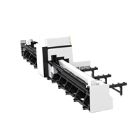 Máquina Láser Semiautomática para Tuberías de 6KW con Soporte de Seguimiento Servo y Asistencia de Rodillos de Diámetro Variable, Corte Trasero Cero y Doble Bisel