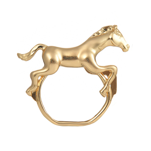 Anneaux <span class=keywords><strong>de</strong></span> <span class=keywords><strong>serviette</strong></span> <span class=keywords><strong>animaux</strong></span> minimalistes créatifs: porte-serviettes cheval majestueux décor <span class=keywords><strong>de</strong></span> table pour les banquets <span class=keywords><strong>de</strong></span> mariage d'hôtel - Product Image 5
