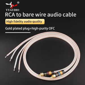 Yytcg G2-JY200 Hi-Fi RCA để Trần Dây loa Cáp 15awg OFC + Đóng hộp OFC âm thanh cáp loa cáp trong tường 2 lõi - Product Image 2