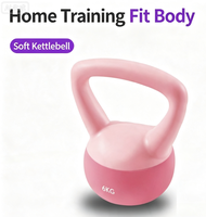 Nuevas Pesas Rusas Suaves para Hombres y Mujeres - Equipo de Fitness para el Hogar para Yoga, Sentadillas, Ejercicios con Pesas de Arena y Mancuernas Tipo Goblet