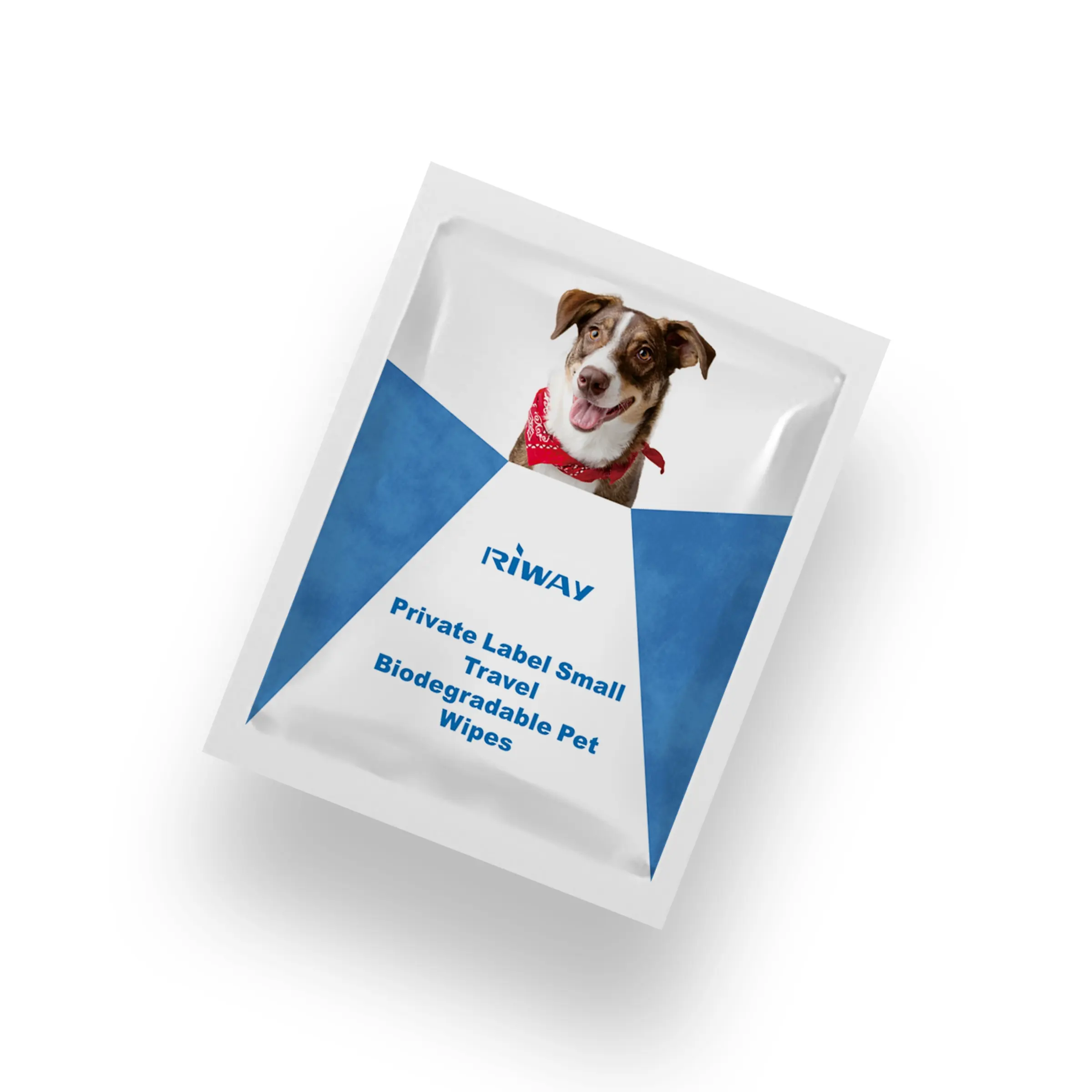 Salviette umidificate biodegradabili per animali domestici da viaggio con etichetta privata OEM personalizzate salviette confezionate singolarmente