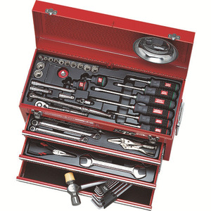 Ktc 46 Piece Tool Kit <b>Set</b> Sk3540bx 1/2 In Socket Drive Hand Operated Auto Repair Tools S2 Steel Electrophoresis Finish - Product Image 1