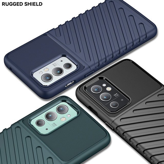 Rugged Shield Fashion TPU New Design Shockproof Matte Phone Case for OnePlus 9RT Full Protective Cover