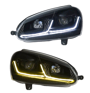 Faro LED per <span class=keywords><strong>Volkswagen</strong></span> <span class=keywords><strong>Golf</strong></span> 5, ricambio auto, aggiornamento <span class=keywords><strong>2006</strong></span>-2010, stile GTI <span class=keywords><strong>Golf</strong></span> 5 MK5, faro anteriore a LED a stella - Product Image 2