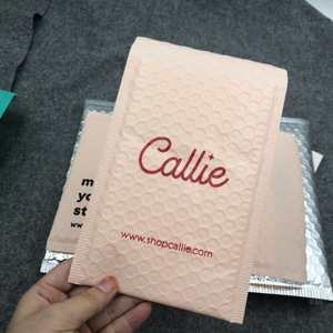 Buste Imbottite Personalizzate con Bolle d'Aria per Spedizioni, Buste Postali in Polietilene Color Pesca per <span class=keywords><strong>Corriere</strong></span> - Product Image 1
