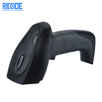 Escáner de Código de Barras Inalámbrico Industrial 2.4G 1D 2D QR, Pistola de Escaneo Portátil IP54 Resistente a Golpes para Almacén y Fábrica