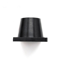 Isolateurs de vibrations personnalisés en caoutchouc super anti-vibrations pour générateurs, montage au sol, noir, capacité de charge 500 LBS
