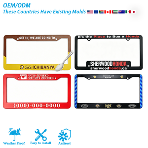 Marcos de Matrícula Cromados de Diseño Personalizado de Alta Calidad, Fáciles de Instalar, Duraderos y Resistentes al Óxido - Product Image 1