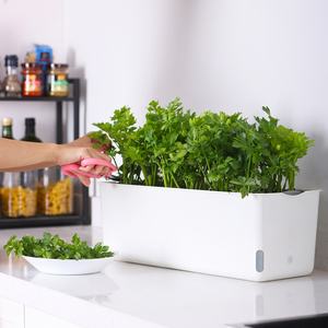 Décoration d'intérieur, produits de jardinage, style nordique, jardinières suspendues en plastique auto-arrosantes pour balcon, jardinières pour balustrade - Product Image 6