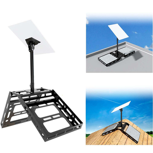 Support d'antenne JH-Mech Gen 3 avec <span class=keywords><strong>adaptateur</strong></span> de tuyau, qualité supérieure, robuste, réglable, en acier noir thermolaqué - Product Image 1