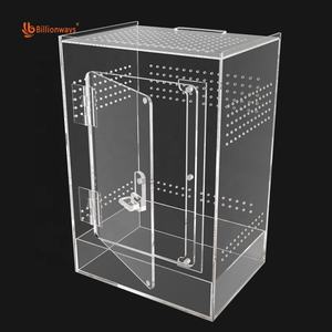 Boîte d'habitat de crabe ermite à verrouillage sécurisé personnalisé Conteneur Arthropodes Isopodes Beetle Habitat Enceinte pour micro portable - Product Image 5