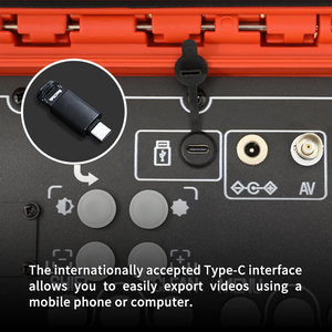 Sistema de cámara de pozo de 300m Cámara dual para inspección de pozos profundos Equipo de prueba de acero inoxidable de 73mm de diámetro - Product Image 4