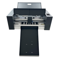 Machine de découpe de contour HS370D à alimentation automatique, vitesse élevée 1800 mm/s, largeur de coupe 370 mm, avec moteur servo sans balais pour autocollants