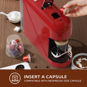 Hg Electric Plastic Capsule <b>Coffee</b> <b>Machine</b> 1.0L 16-20 Bar <b>Fully</b> <b>Automatic</b> for Home Office Use - Product Image 3