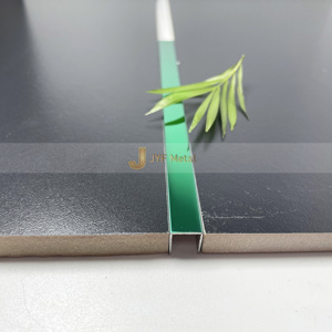 Stainless Steel Skirting <b>Corner</b> Profile U Shape Wall Tile Trim Waterproof Durable Apartment Decorative Trim - Product Image 1