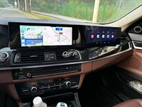 Autoradio multimédia Android à double écran 21 pouces avec CarPlay, GPS, navigation, stéréo pour BMW Série 5 F10 F11 2011-2017 système CIC NBT