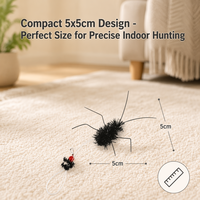 Levipets Realistischer Spinnen-Insekten-Katzenangel-Ersatzkopf 5cm Kunststoff Interaktiver Teaser-Nachfüllpack für Großhandel Tierbedarfsartikel