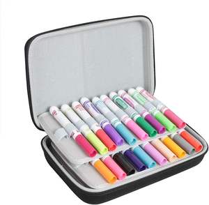 Estuche de viaje de carcasa dura funcional de gran tamaño para <span class=keywords><strong>rotuladores</strong></span> de bolígrafos <span class=keywords><strong>lavables</strong></span> ultra limpios <span class=keywords><strong>Crayola</strong></span> 40 colores clásicos-solo estuche - Product Image 3