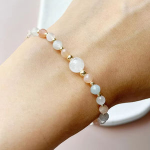 <span class=keywords><strong>Piedra</strong></span> lunar delicada, cuarzo rosa, regalo <span class=keywords><strong>de</strong></span> <span class=keywords><strong>fertilidad</strong></span> <span class=keywords><strong>de</strong></span> Aguamarina para mamá, pulsera <span class=keywords><strong>de</strong></span> cristal <span class=keywords><strong>de</strong></span> embarazo saludable ajustable - Product Image 3