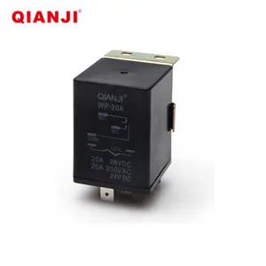 Qianji relé fechado normalmente, 12v 220 volt relé