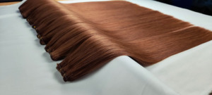 Extensiones de Cabello Humano 100% de Color Sólido o Mixto, Finas y Suaves, se Pueden Cortar, Genius Weft, al Mejor Precio - Product Image 2