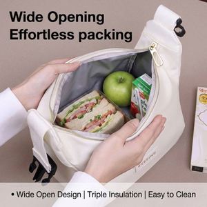 Sac Isotherme Portable Grande Capacité en Tissu Oxford Imperméable, Nouveau Design, avec Boucle, pour Déjeuner au Bureau ou Pique-nique - Product Image 2