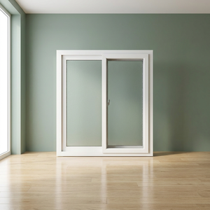Ventana Corredera Doble de PVC HOFFEN PLUS, 120x110cm, Blanca, con Malla de Vidrio, Insonorizada, Impermeable, Térmica, para Exterior, Hotel, Cocina, Sótano - Product Image 3