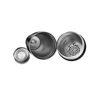 Commande en gros de shaker d'accessoires de cocktail d'acier inoxydable Shaker de cocktail promotionnel personnalisé-cadeau d'événement d'entreprise