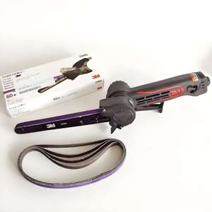 เครื่องขัดทรายสายพานนิวเมติกขนาดกะทัดรัดสำหรับการขัดทราย - Product Image 2