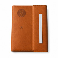 Ensemble de carnet A5 en cuir PU de luxe, toucher doux, reliure thermique, magnétique, pratique pour le bureau, avec stylo pour les affaires