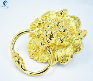 Bán Buôn Vàng Giá Rẻ Trang Trí Sư Tử Vòng Đầu Gõ Đồ Nội Thất Phần Cứng - Product Image 4