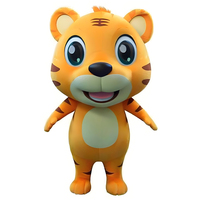 Shengye mascotte fabricant mignon tigre jaune mascotte unisexe Animal Cosplay personnage de dessin animé adultes affaires mascotte Costume
