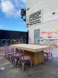 Silla Infantil de Ratán Hecha a Mano para Fiestas de Cumpleaños, Muebles Infantiles de Mimbre Natural, Decoración Ligera y Ecológica para Eventos - Product Image 4