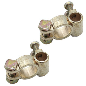 Aluminum Alloy Battery <b>Terminal</b> Clamps 2 Pack Screw Type For 12V Car Battery Connectors - Product Image 4