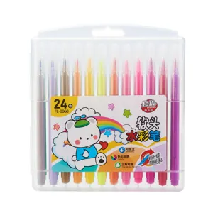 24 Kleuren Aquarel Borstel Markers Waterborstel Pen Set Voor Zowel Beginnende Professionele Kunstenaars Kunst Markers