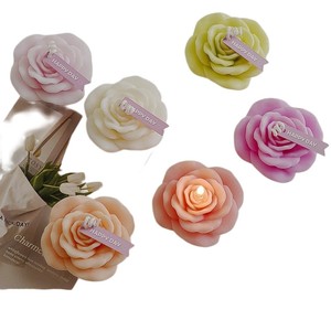 Velas Aromáticas Personalizadas al por Mayor con Forma de Rosa y Peonía, Regalo de San Valentín, Decoración Clásica para el Hogar y Bodas - Product Image 1