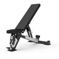 Chaise de fitness multifonctionnelle commerciale à angle négatif, banc d'haltères inclinable réglable et pliable, modèle BX-S4
