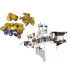 Meilleures petites machines d'emballage alimentaire automatiques bon marché Guangzhou pour pièces d'or et chocolat