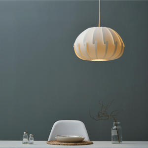 Lampe suspendue de style japonais minimaliste Wabi-Sabi, lampe créative en forme de citrouille pour bar, comptoir, salle à manger - Product Image 1