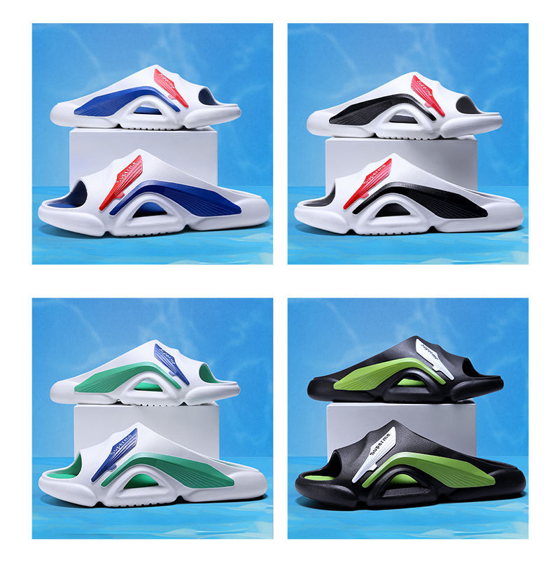 High Quality Summer Beach Slides Shoes EVA Bedroom Non-slip Sandals Men Slippers