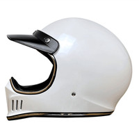 ZoomLon populaire verre intégral rétro casque casque de moto DOT Casco Moto Motocross casque accepter OEM ODM prix de gros