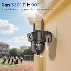 Cámara. Cámaras de seguridad Wi-Fi con luces, cámaras de vigilancia Huiyan personalizadas <span class=keywords><strong>Xiamo</strong></span> H265X para interiores, ocultas, tipo torreta, Soller Xioami Stephen - Product Image 4