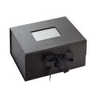 Boîte-cadeau rigide noire avec écran ICD Boîte-cadeau d'invitation de mariage vidéo d'écran LCD unique personnalisée