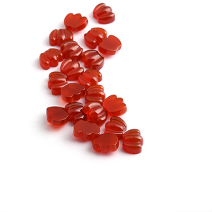 Venta al por mayor de piedras preciosas sueltas personalizadas de Alta Corte Corazón de ónix rojo cabujón ágata natural en colores oscuros y claros - Product Image 1