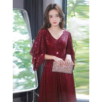 Robe de chœur dorée, style français, pour une entrée de cérémonie hautement performante et élégante