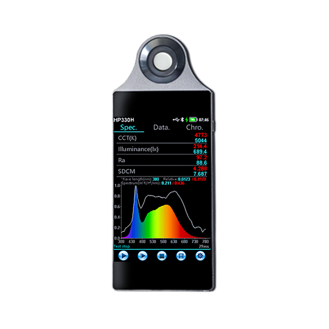 HP330 HP330P Portable Infrared Spectrometer Convenient Portable Color Temperature Meter for Spectrometer Light Analysis