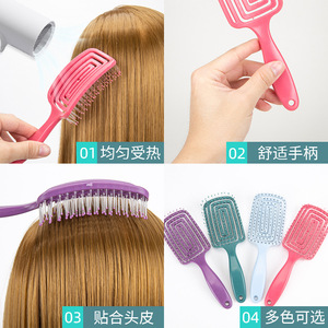 Peigne à cheveux Wanmei, grande taille, léger, à dents larges, pour usage domestique, en matériau ABS - Product Image 3