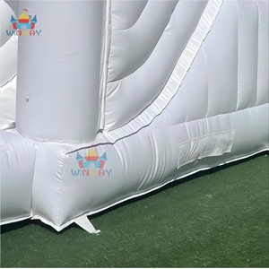 Château gonflable commercial de 16,4 pieds avec toboggan pour mariage, château gonflable combiné pour mariage, à vendre ou à louer - Product Image 5