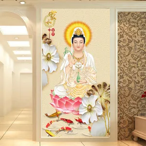 5D DIY के लिए बुद्ध हीरा पेंटिंग धर्म पेंटिंग दीवार कैनवास कला पेंटिंग गृह सजावट पूर्ण ड्रिल पार सिलाई हीरा किट